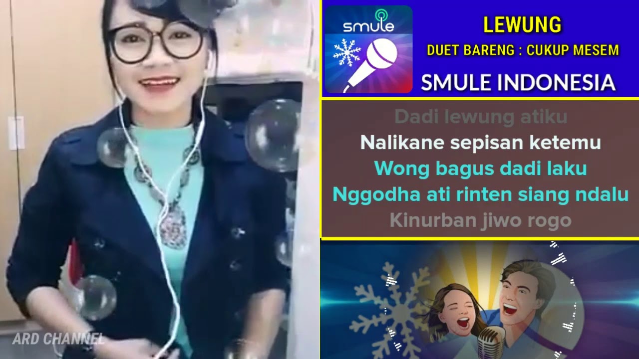 Lewung Karaoke feat Tanpa Vocal Cowok Duet Bareng Cukup Mesem
