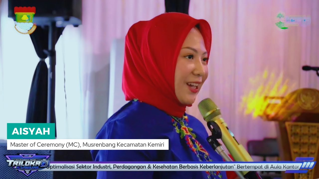 Cantik, Elegan, dan Berkarakter! Aisyah MC Warnai Jalannya Musrenbang Kecamatan Kemiri