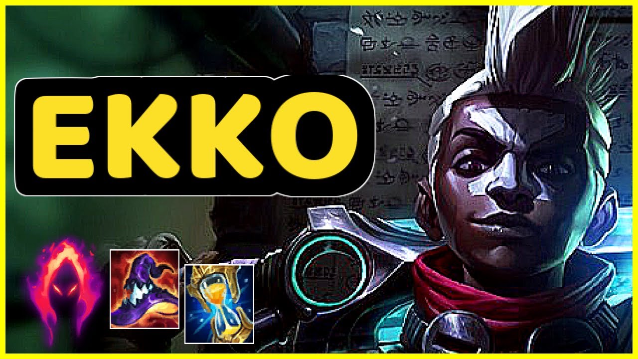 INSANE EKKO SMURF 1V9 KDA 14/7/9 PATCH 26.1