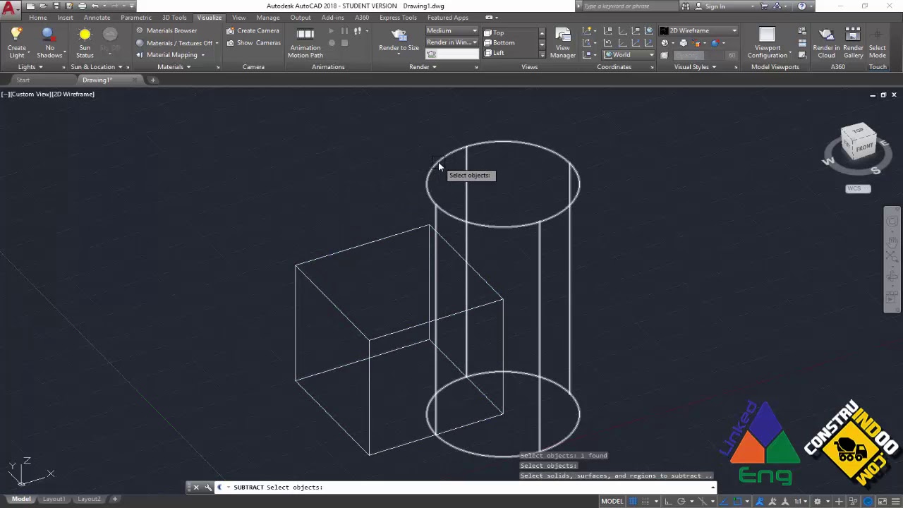 C&aacute;lculo de Volumes Simples no AutoCAD