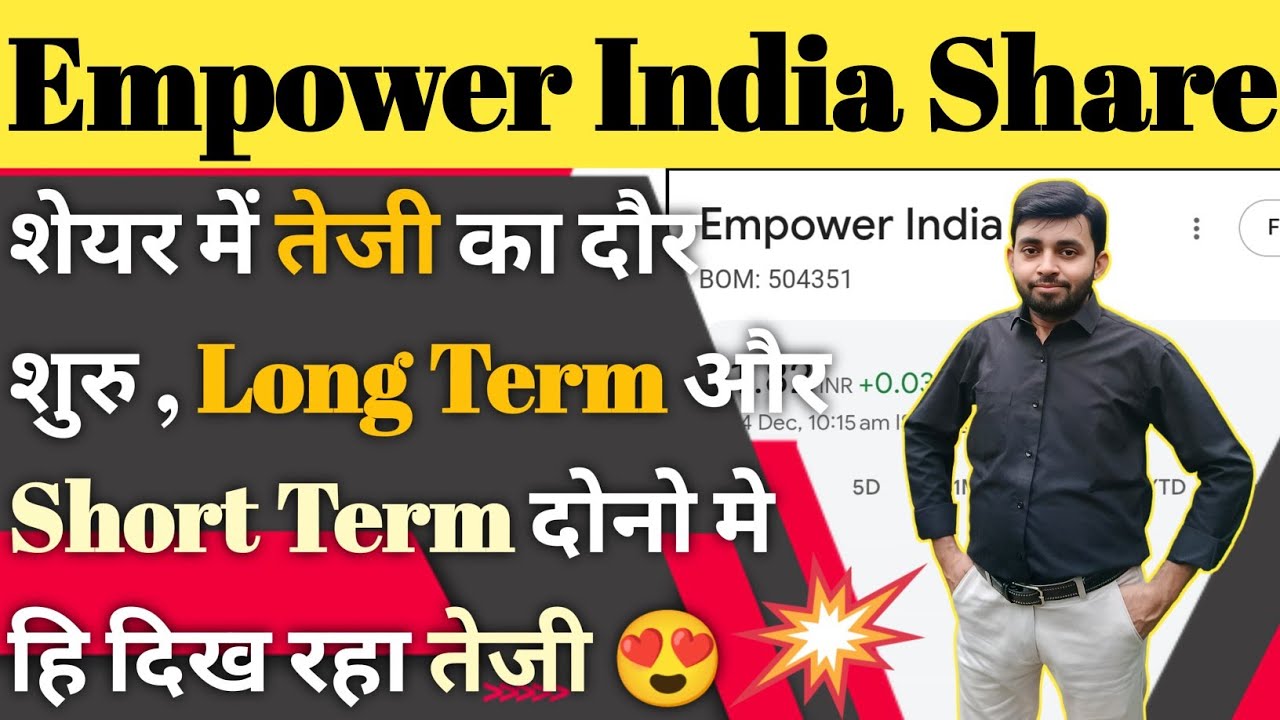 Empower india share news | Empower india ltd company details | Analysis | q2 result