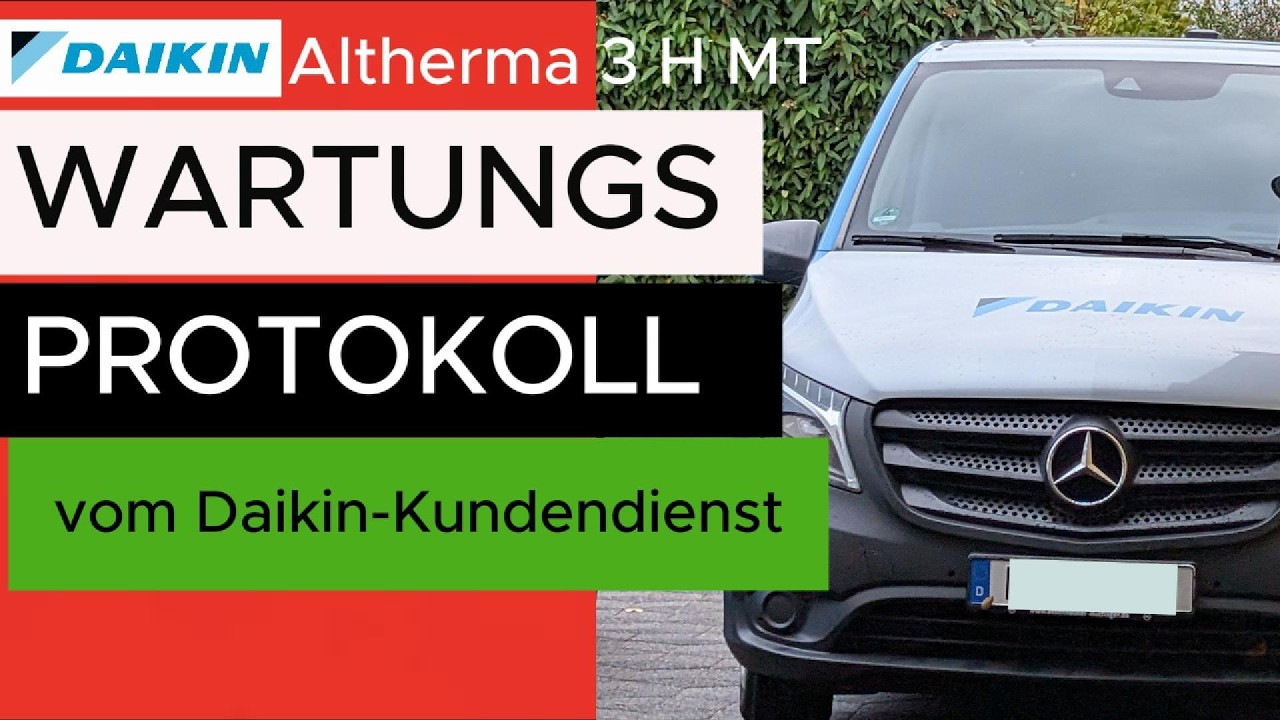 Daikin Wärmepumpe WARTUNGSPROTOKOLL 2025