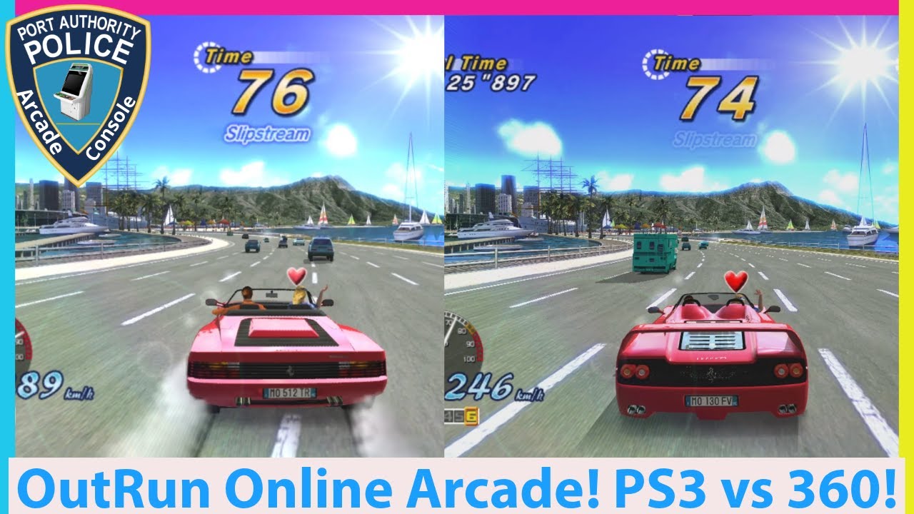OutRun Online Arcade vs Itself! OutRun 2 on PS3 and Xbox 360! Who Wins?