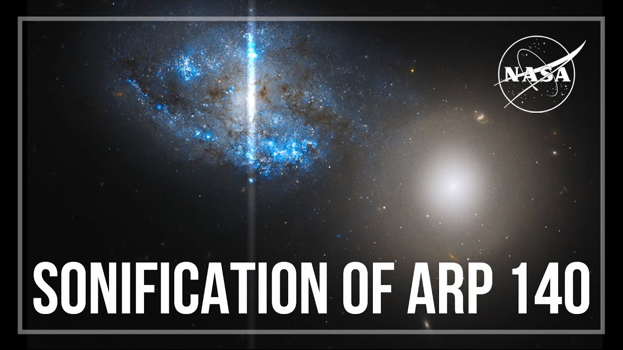 Sonification of Arp 140