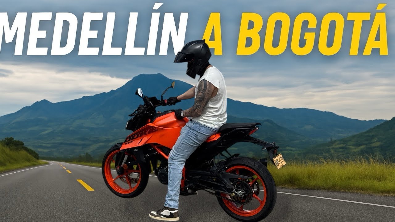 De MEDELL&Iacute;N a BOGOT&Aacute; en una KTM 390 | 400 km de PURA ADRENALINA 🔥