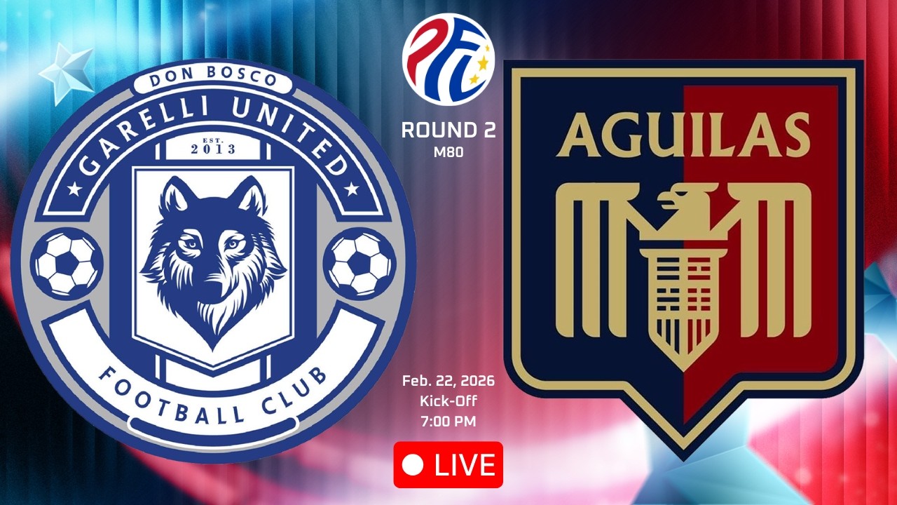 PFL 2025-2026 LIVE: DON BOSCO GARELLI UNITED VS AGUILAS - UMAK FC || Round 2 | M80