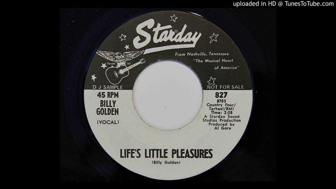 Billy Golden - Life's Little Pleasures (Starday 827)