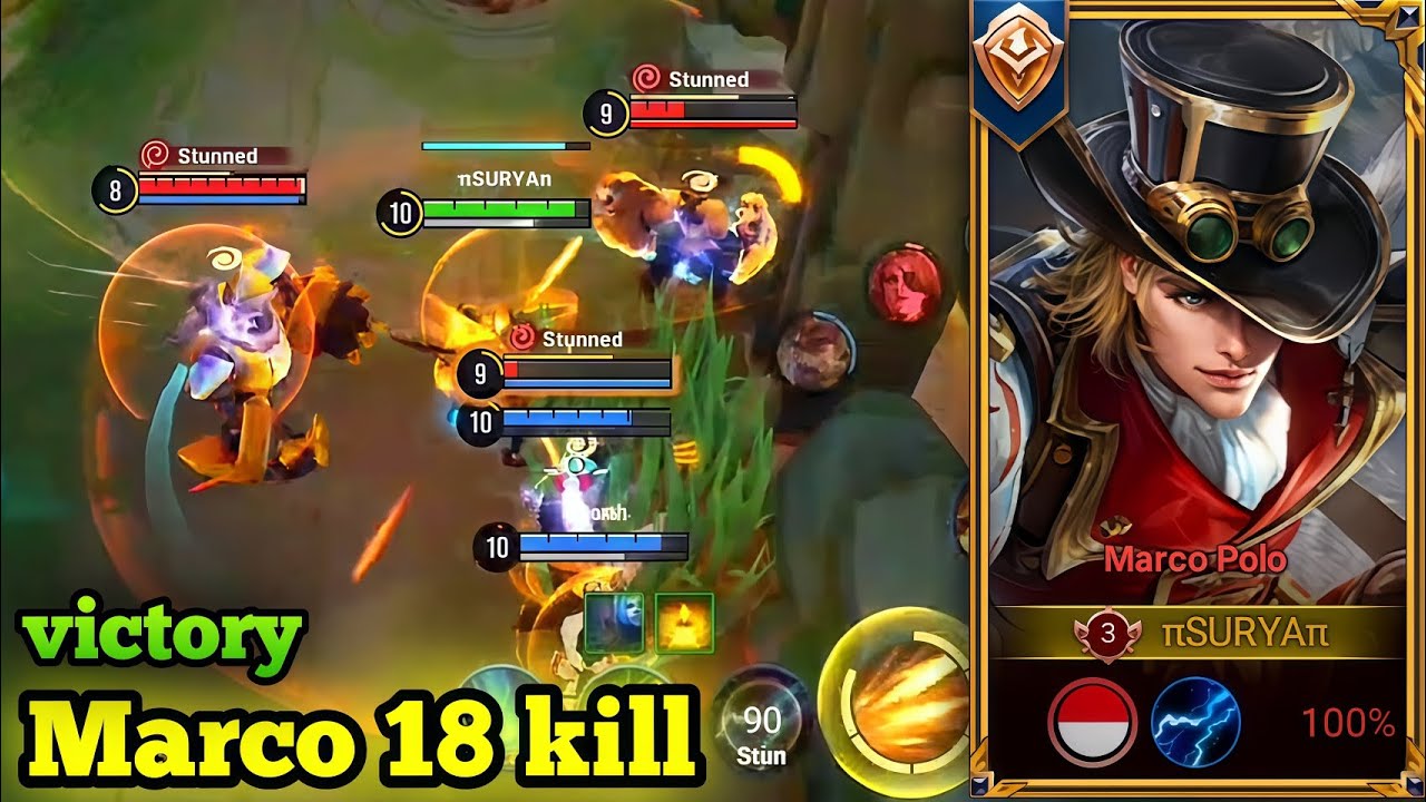 HONOR OF KINGS - Marco Polo VS Consort Yu Ranked [18 KILL]
