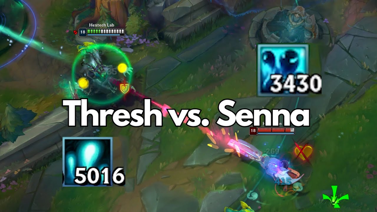 5000 stacks Thresh vs. 3400 Stacks Senna!