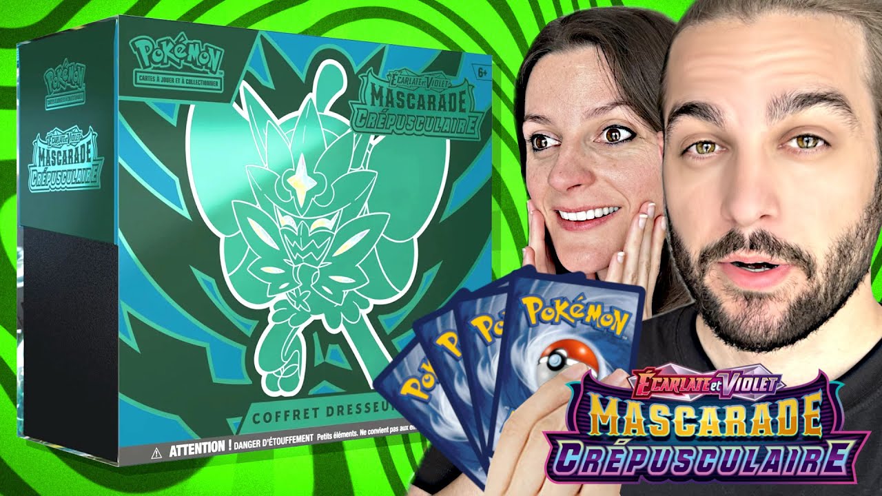 NOTRE DERNIERE OUVERTURE DE CARTE POKEMON MASCARADE CREPUCULAIRE !