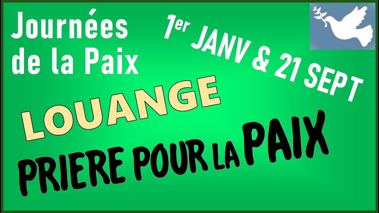 Prière pour la Paix - Avec Jésus - #Louange - #EspritSaint - Miséricorde Divine -Chants de #Glorious