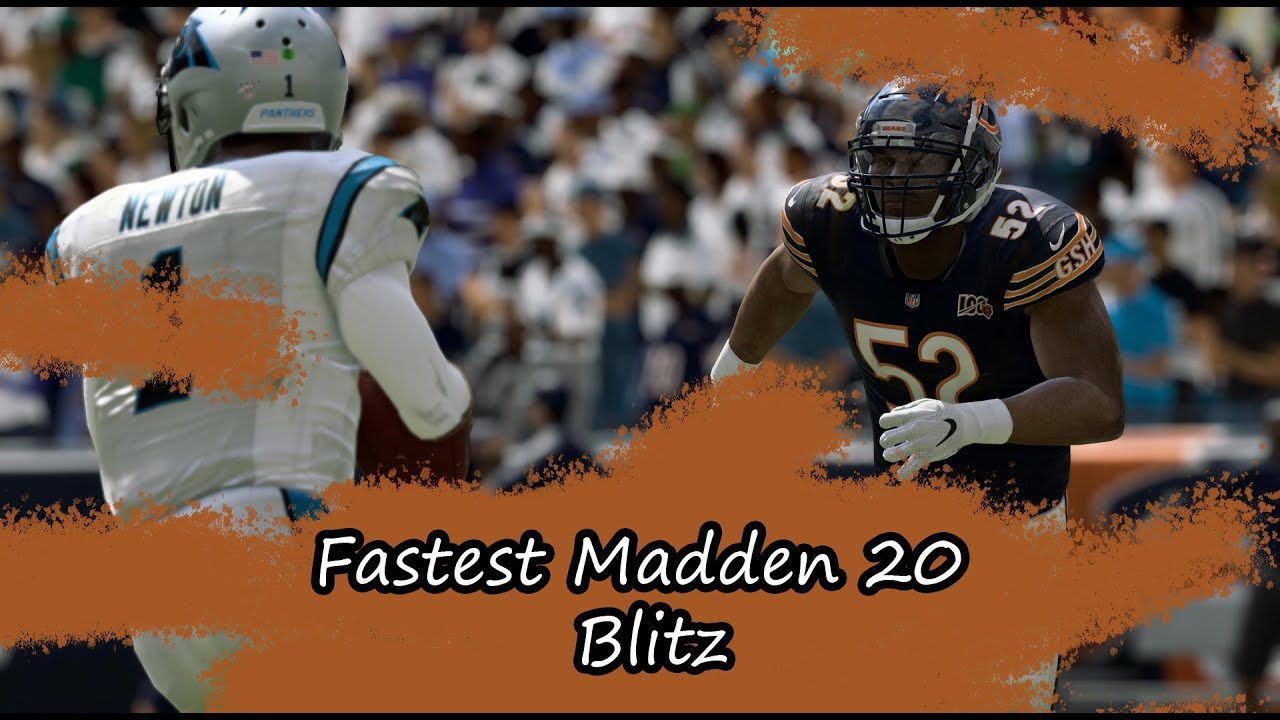 Madden 20  Fastest Nano Blitz Set UP