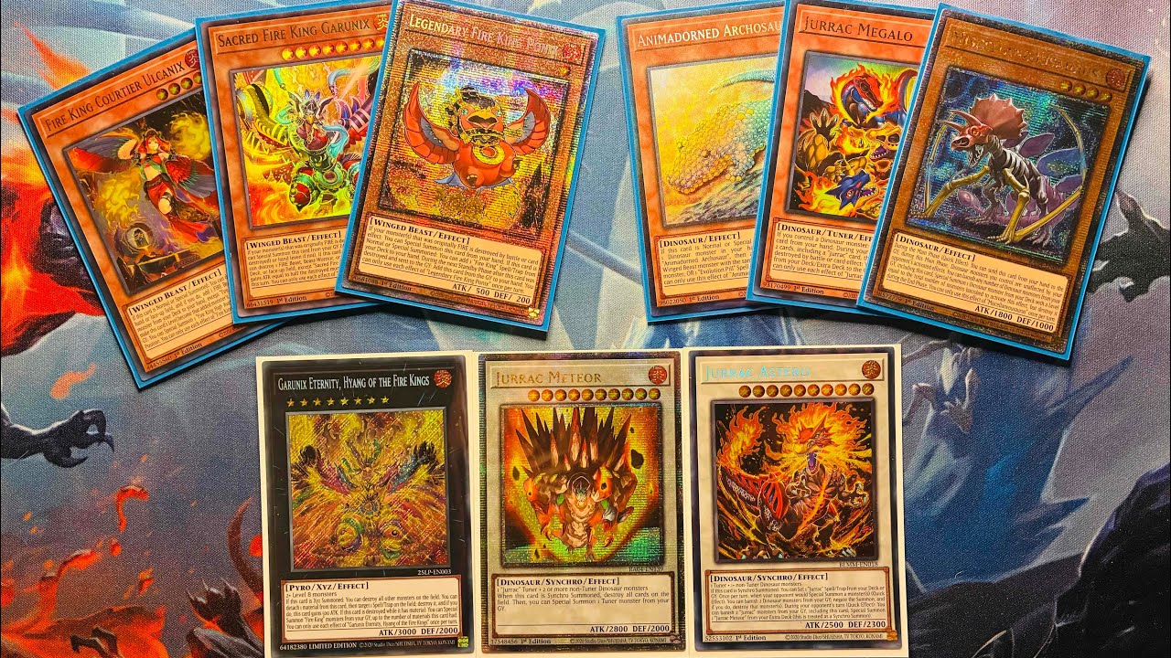 Руководство по комбинациям Огненного Короля Джурака в Yu-Gi-Oh 🔥 🐔 🦖