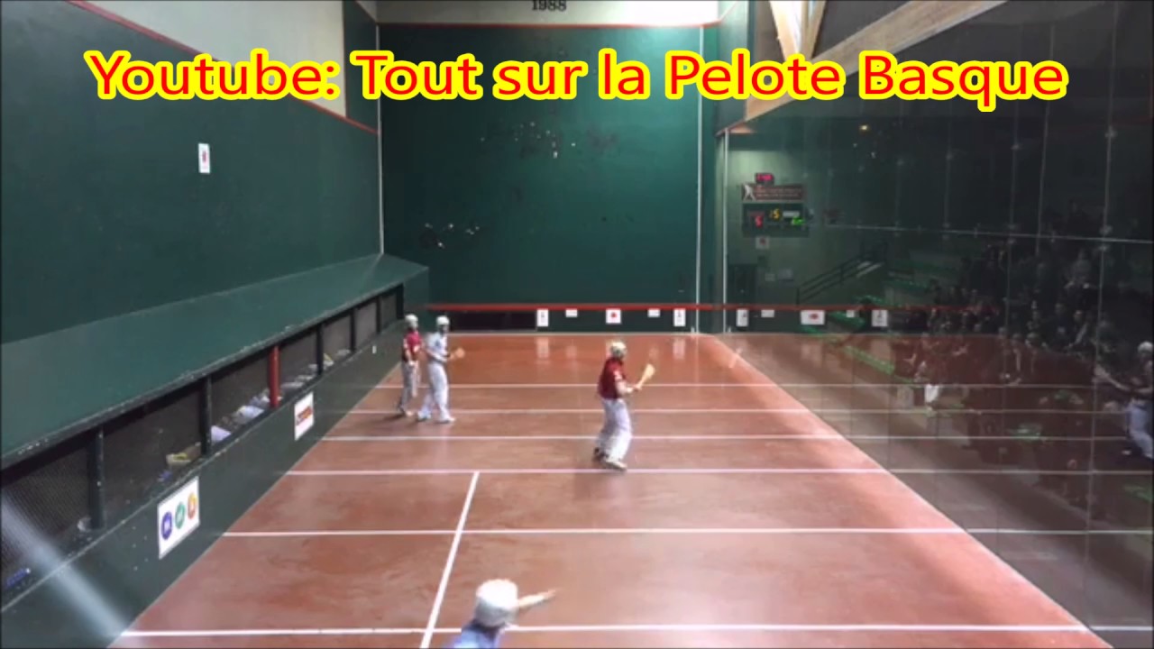 Finale Nat A Cuir Trinquet - Biarritz (Lécherren/Cambos) contre Urrugne (Larretche/Bourrus)