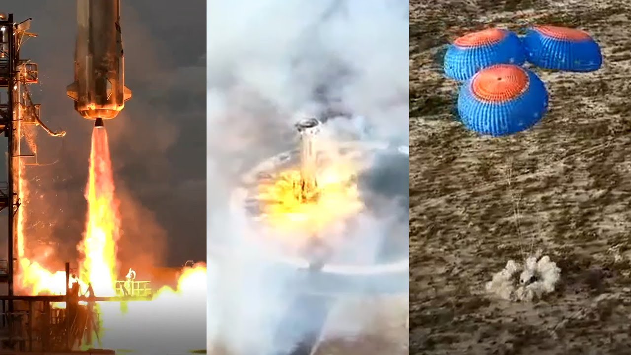 Blue Origin NS-36 New Shepard launch and landing