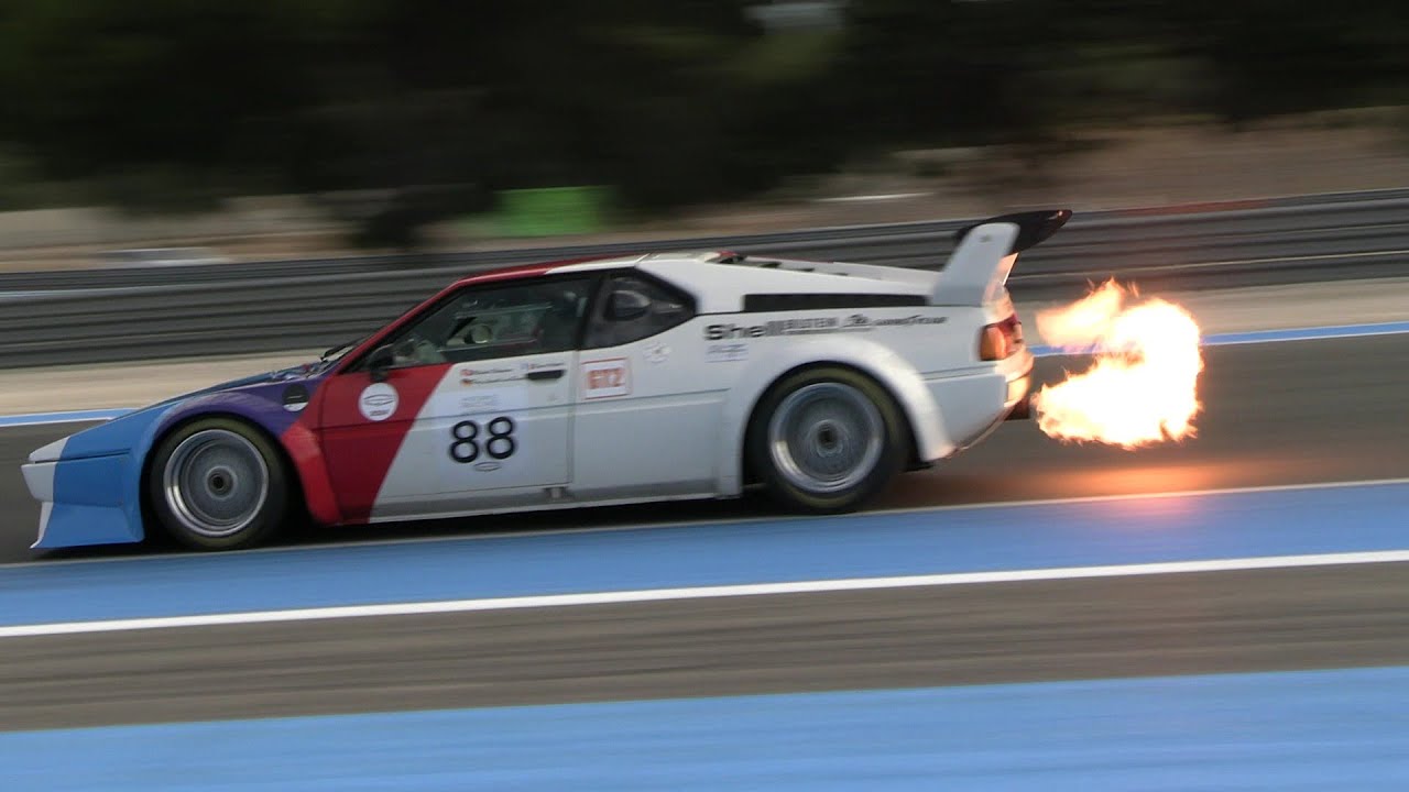 BMW M1 Procar : Flames and Sound ! [HD]