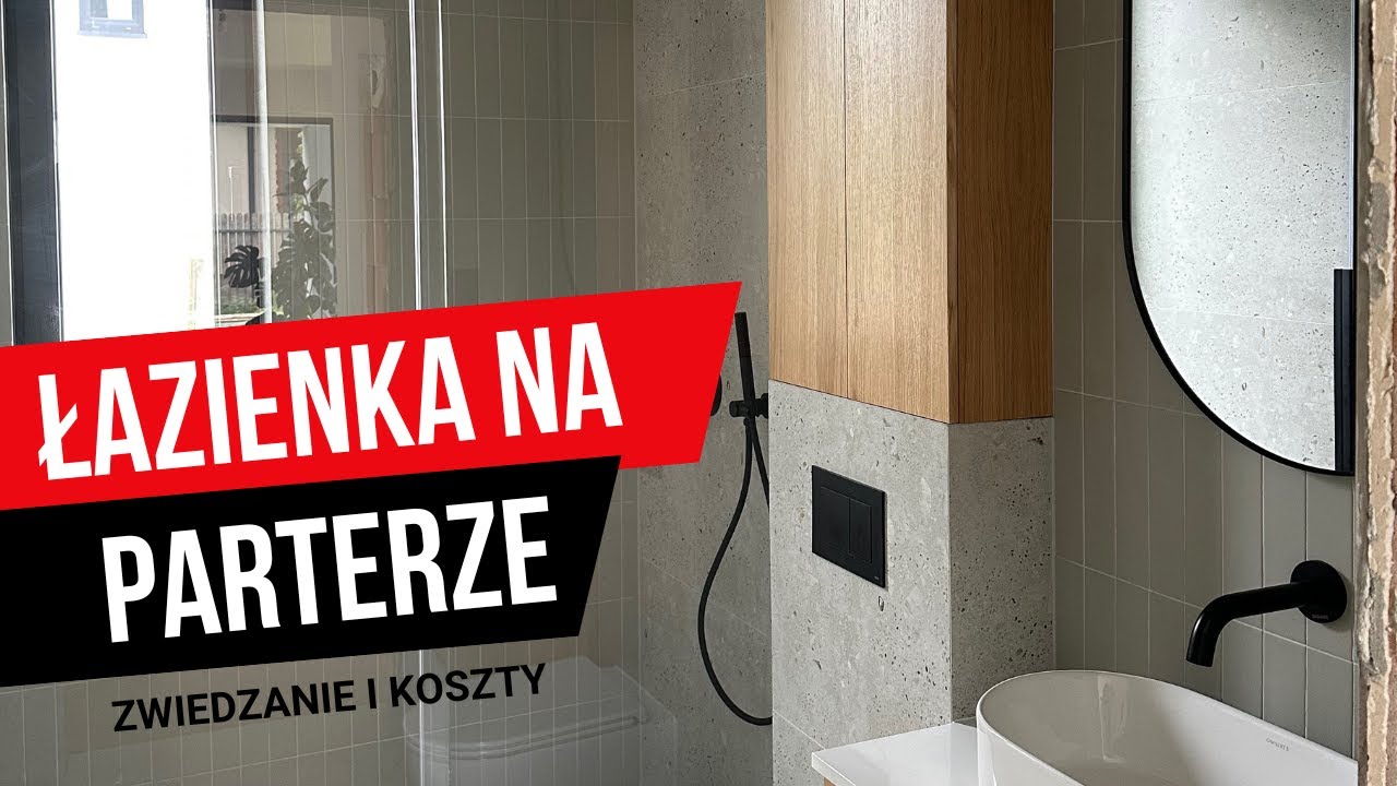 Łazienka na parterze - realizacja i koszty łazienki o pow. 4m&sup2; w nowym domu