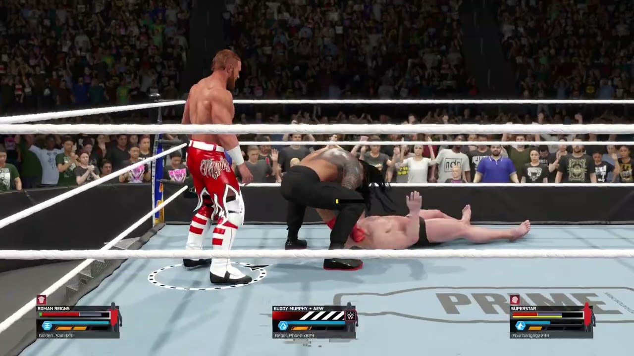Roman Reigns vs Superstar, Special Guest Referee - WWE 2K25 Banger Match Upload (37/?)