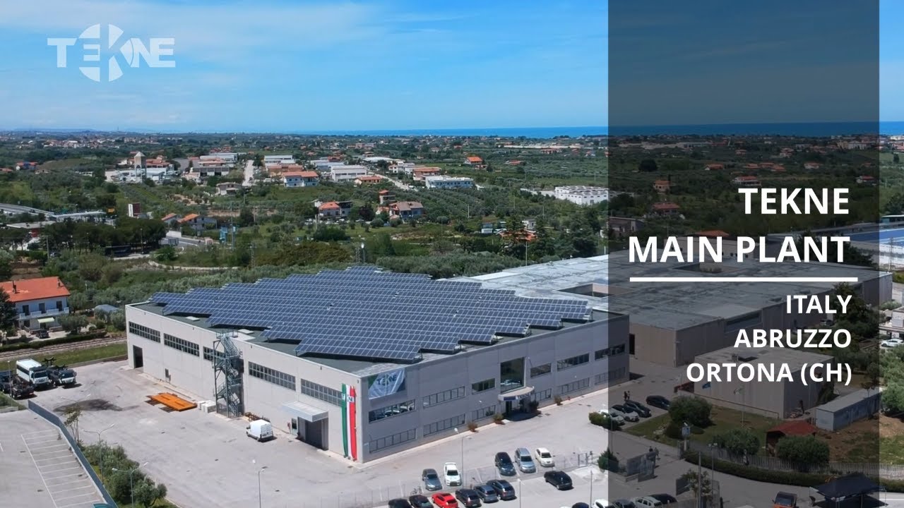 TEKNE's main plant in Ortona, Abruzzo, ITALY.