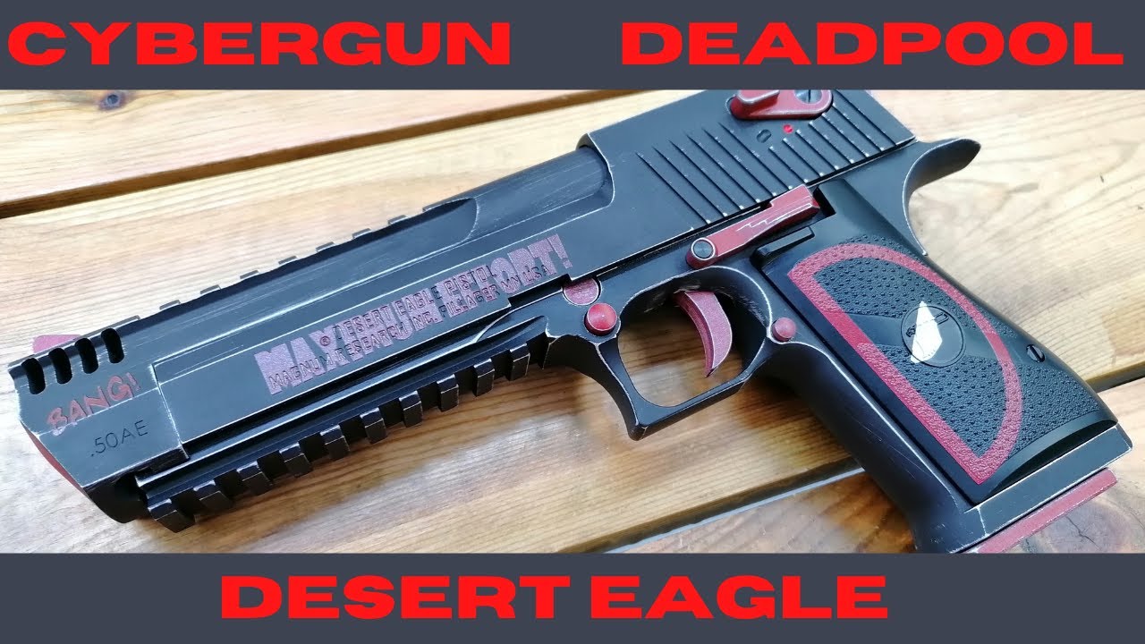 Cybergun/WE Tech Deadpool Desert Eagle airsoft pistol (review)