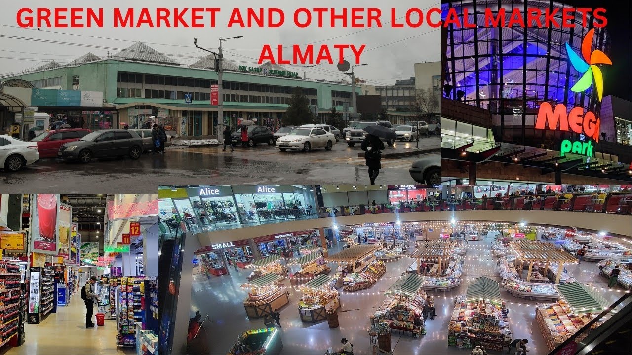 Exploring some local markets in Almaty and going to the famous Green Bazar.