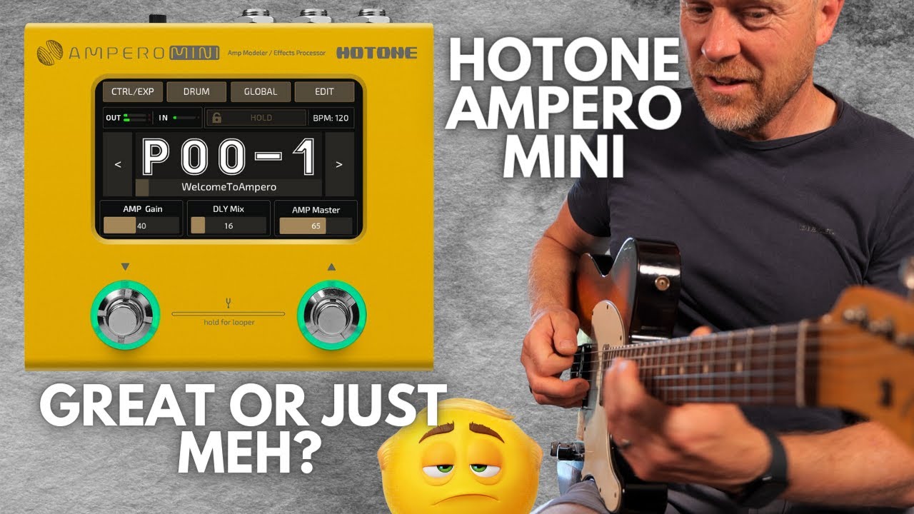 HOTONE AMPERO MINI — стоит ли рассматривать этот гитарный мультиэффект за 200 фунтов стерлингов?