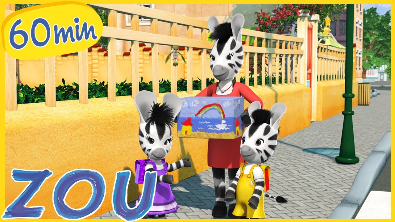 ZOU Temporada 3 em Português 🦓 Zou e o Presente da Mamãe 🎁 Desenhos animados