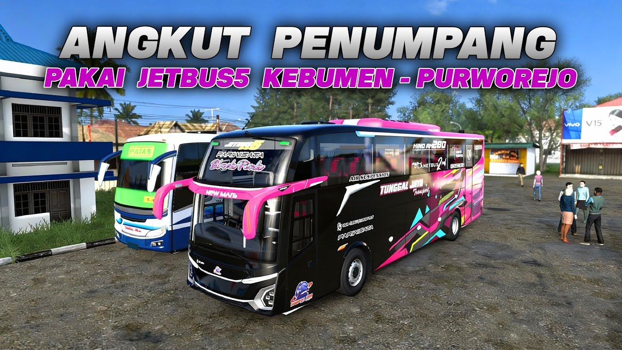 ANGKUT PENUMPANG PAKAI JETBUS 5 di MAP JRNE!! ETS2 Indonesia #ETS2Indonesia #ets2