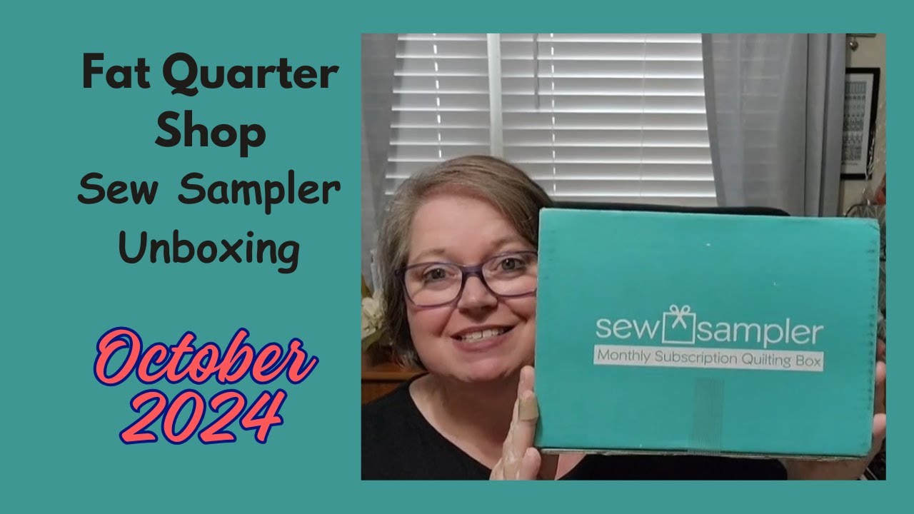 FAT QUARTER SHOP - MONTHLY SUBSCRIPTION BOX - SEW SAMPLER OCTOBER 2024
