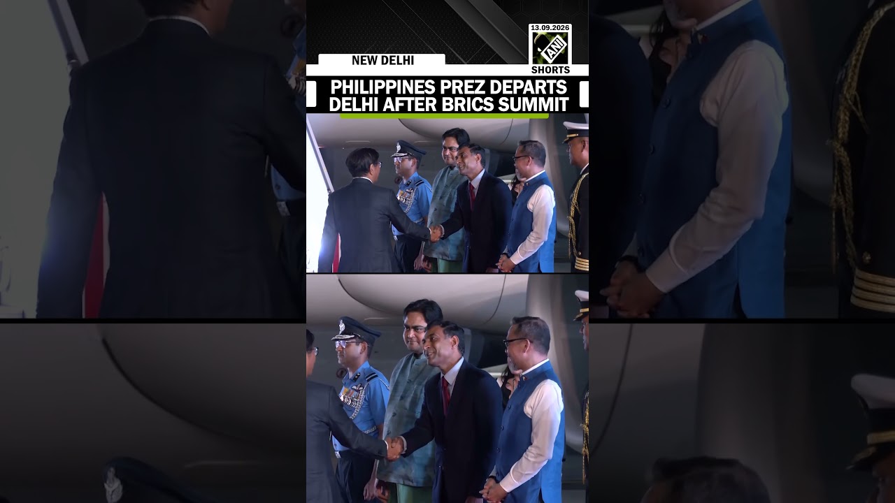 Philippines President Ferdinand Marcos Jr Departs Delhi After BRICS Summit 2026