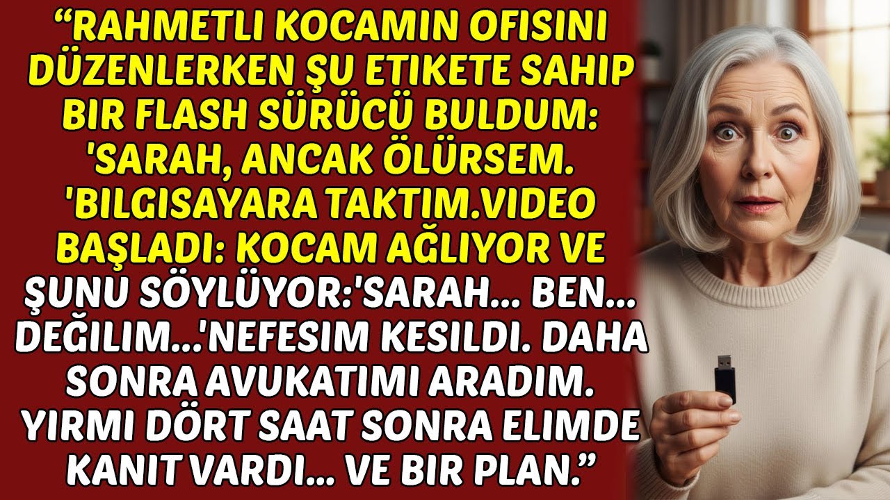 Kocam öldükten sonra çekmecesinde bir flash bellek buldum… içindekiler beni tamamen yıktı.