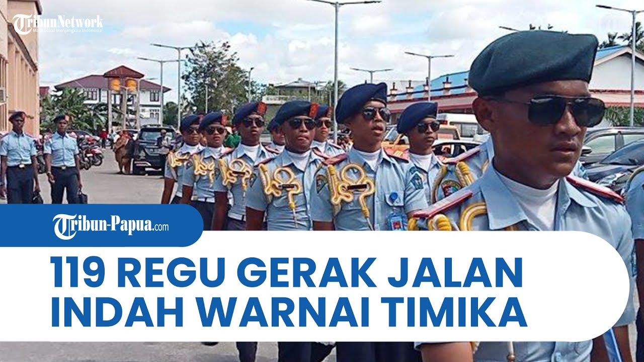 Kegiatan Lomba Jelang HUT Ke-78 RI, 119 Regu Gerak Jalan Indah Warnai Kota Timika