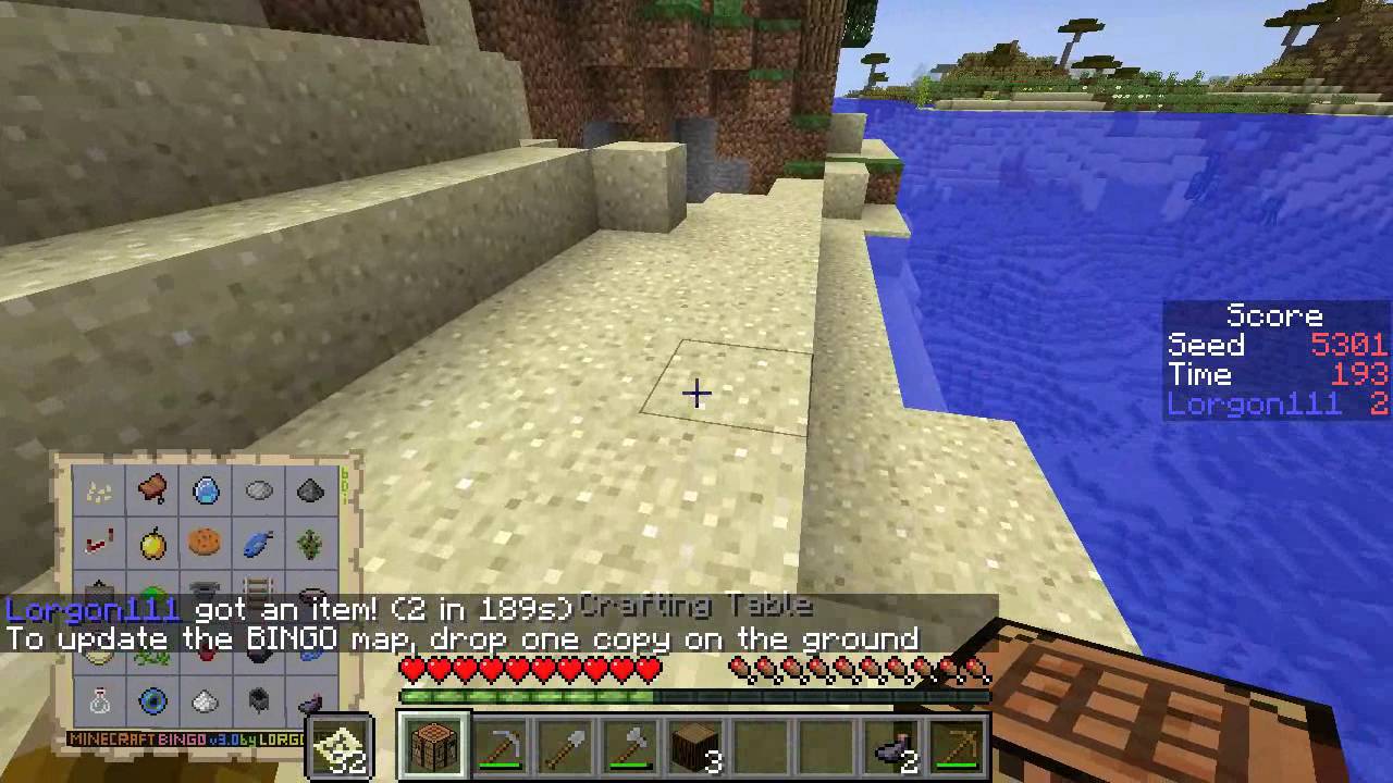 Minecraft BINGO v3.0 - Seed 5301 - Bingo!