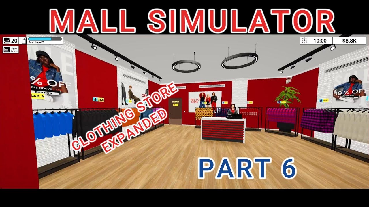 Mall Simulator | The tech store is insane!! ($$$$) | Part 6