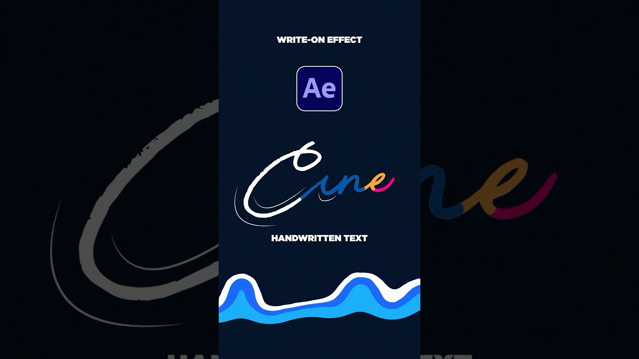 Создайте анимированный рукописный текст в After Effects