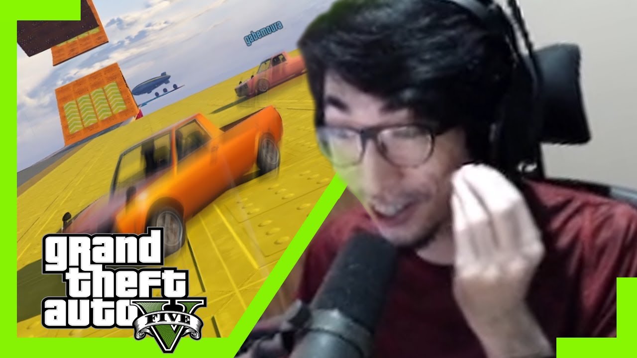 VELOCIDADE do FOGUETE!! - GTA V Corridas Malucas #220