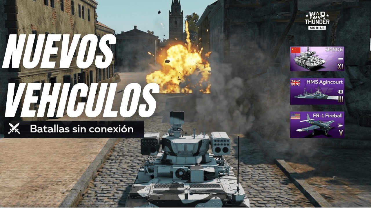 ⚠️PROBANDO LOS PRÓXIMOS VEHÍCULOS  | batallas offline | @War Thunder Mobile