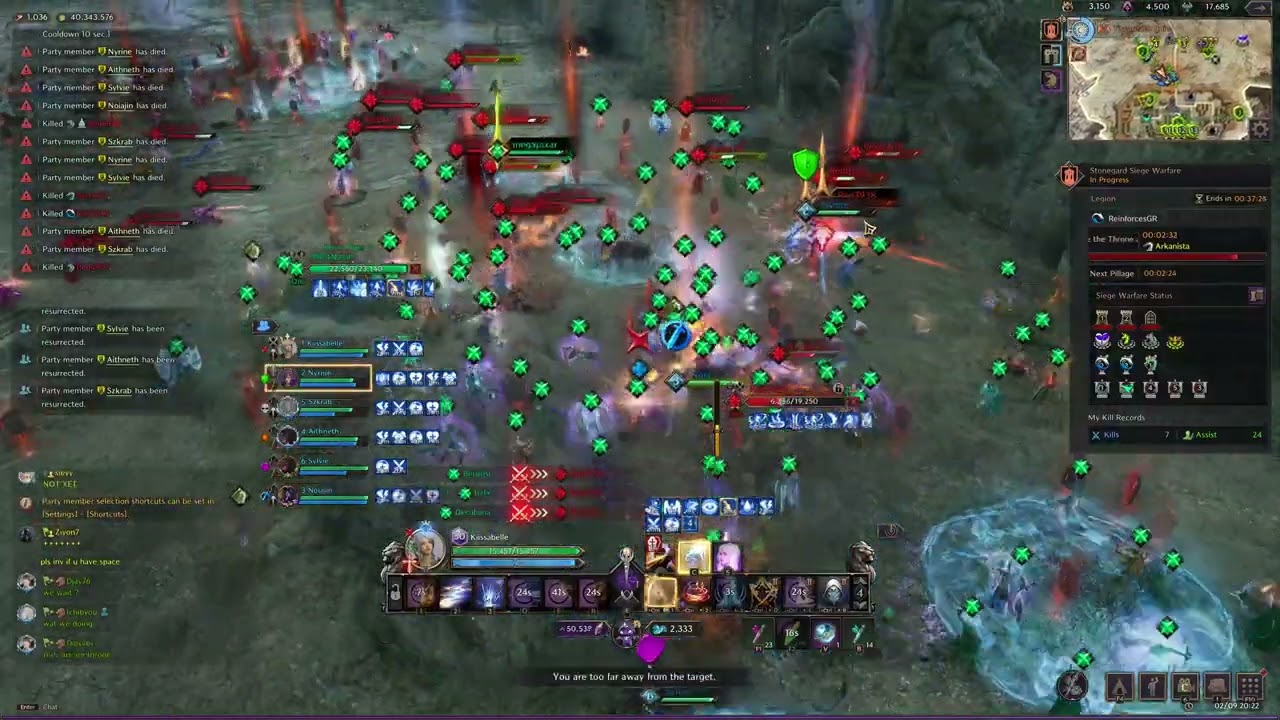 (TnL) Castle Siege Excavator Feb 9 2025 Bored Apes vs ReinforcersGR | Staff/Dagger POV