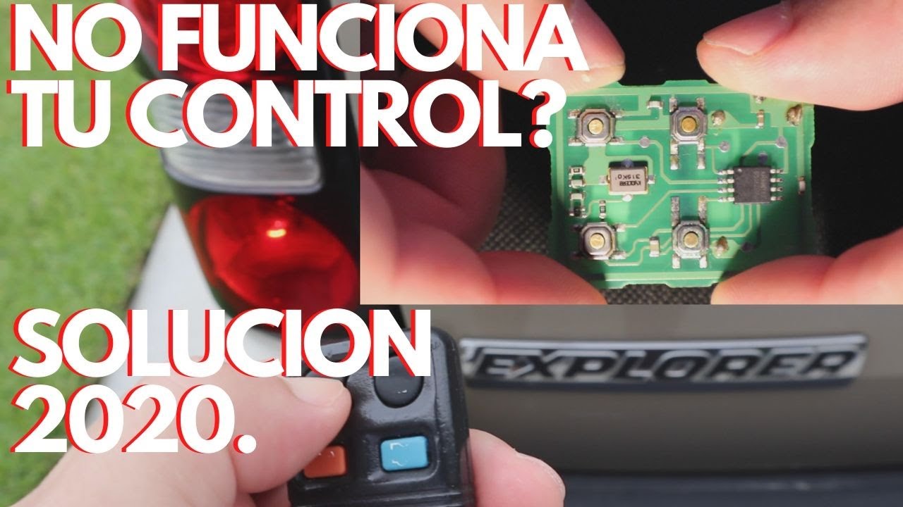 Control de carro NO funciona?  solucion efectiva 2020
