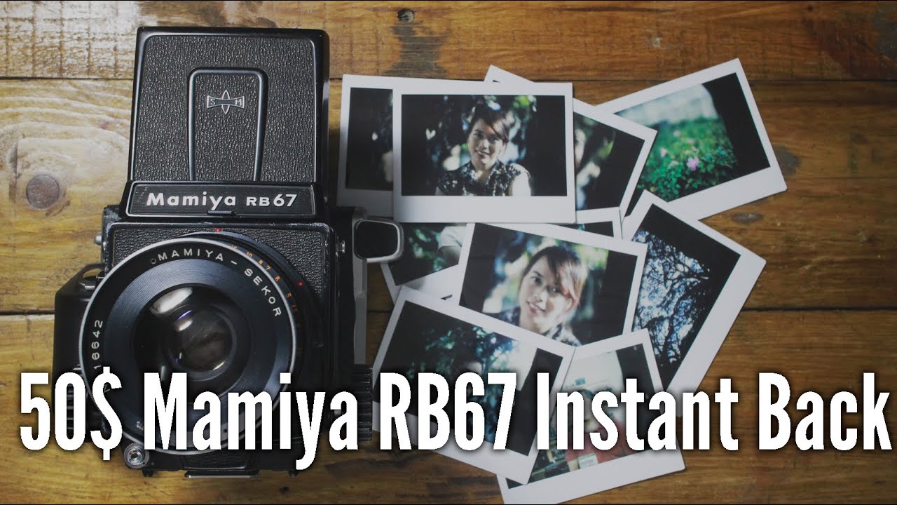 50$ DIY Mamiya RB67 Instant Back Using a Fujifilm Instax 300 Camera