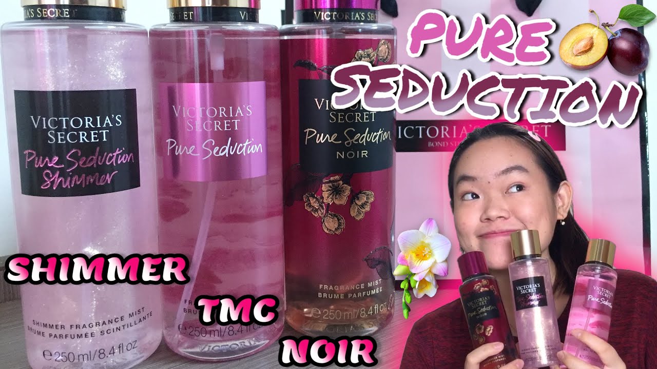REVIEW APA BEDANYA AROMA VICTORIA'S SECRET FRAGRANCE BODY MIST PURE SEDUCTION NOIR / SHIMMER / TMC?