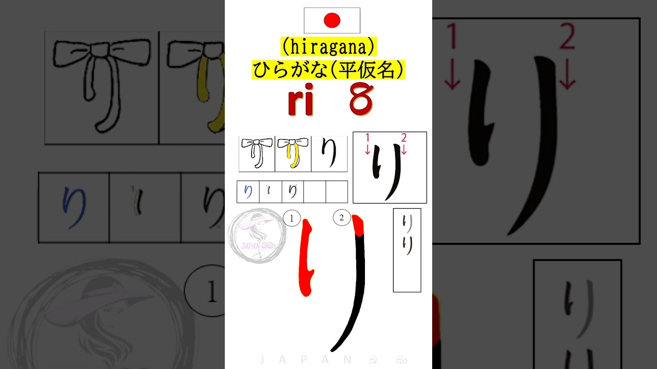🇯🇵How to Write hiragana 