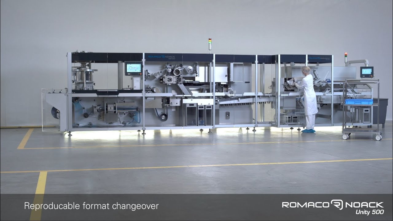 Noack Unity 500 blister line – Format change made easy!