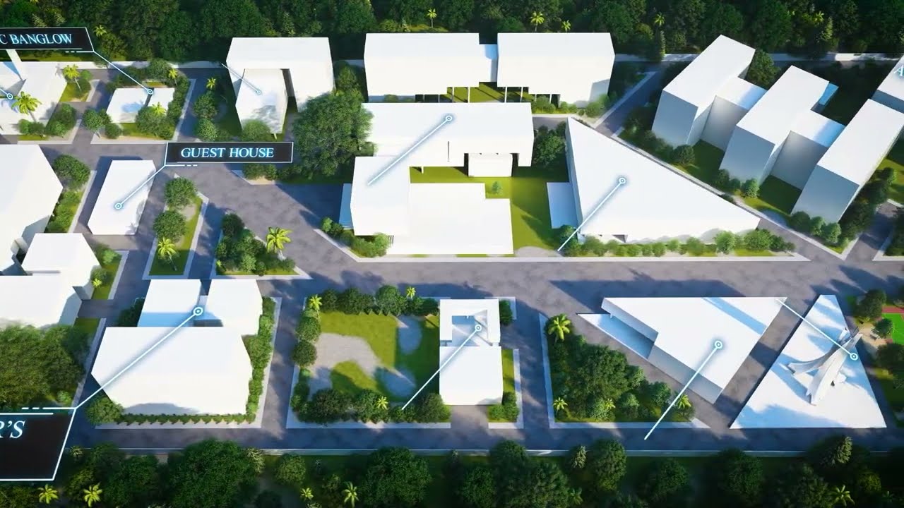 Conceptual Design of Diploma Institute | 3D Architectural Animation