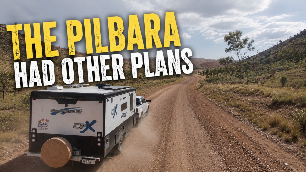Caught in a Wild Outback Storm, Unsafe Free Camp & a Cyclone Warning?! | Caravan Life in the Pilbara