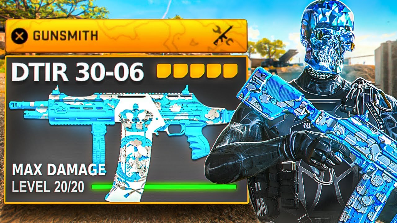 I TURNED the DTIR 30-06 into a META SMG on REBIRTH ISLAND WARZONE!
