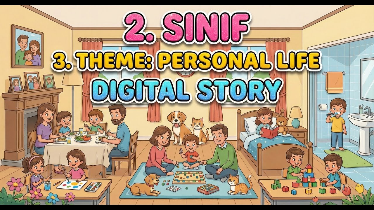 2. Sınıf İngilizce 3. Theme | Personal Life - Digital Story (MEB) | YesHocam.com