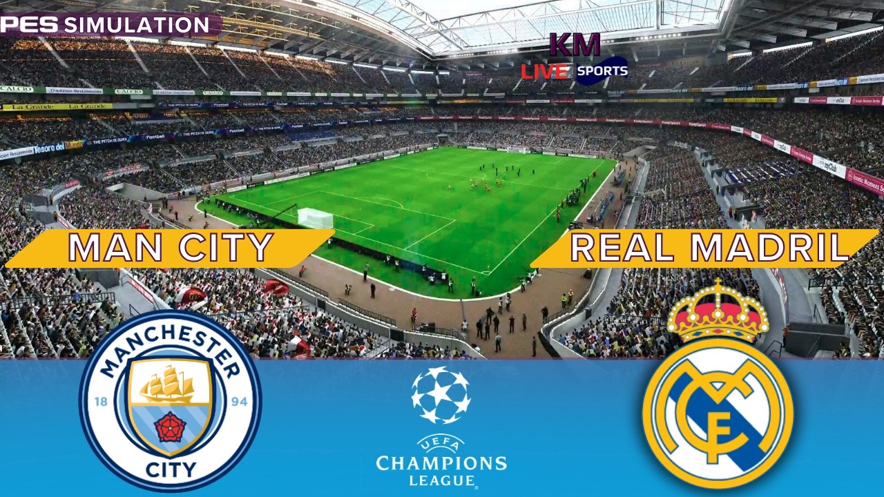 Man City vs Real Madrid - UEFA Champions League 2025/26 | PES 2021 Simulation