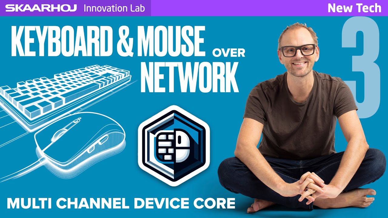 Keyboard and Mouse over Network with SKAARHOJ Blue Pill Devices