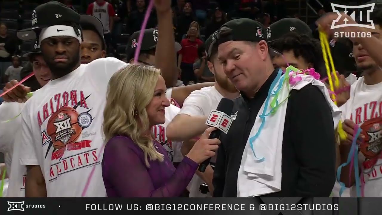 Tommy Lloyd Interview after Winning the 2026 Phillips 66 Big 12 Men's Basketball Championship